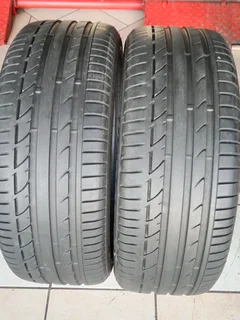 2x 245/45/19 run flat Bridgestone Potenza 90% tread