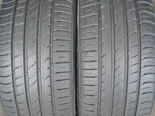 2x 225/45/17 normal Hankook ventus prime2 Tyres 85% tread