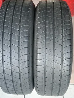 2x 215/70/16 Goodyear marathon Tyres 85% tread