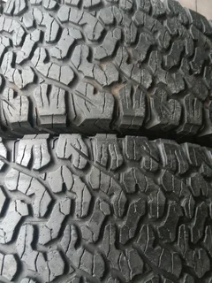 2x 265/60/18 BF Goodrich All-terrain 90% tread