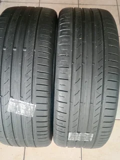 2x 225/45/18 run flat continentals SSR Tyres 85% tread