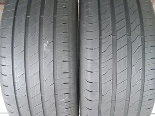 2x 265/50/20 Goodyear Efficiencygrip 2 90% tread