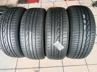 4x 205/55/16 run flat Bridgestone turanza Tyres 90% tread