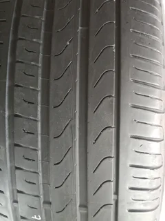 2x 225/55/16 run flat Pirellis cinturato p7 85% tread