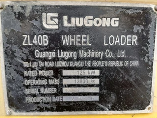 2006 Liugong loader.