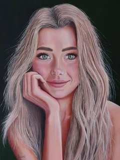 NEW Oil painting 84cm x 59cm, &#34;Day Dreamer&#34;