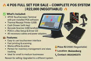 4POS COMPUTER FULL SET ON SALE