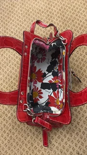 Guess red vintage handbag