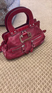 Guess red vintage handbag