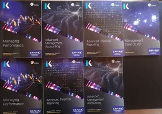 CIMA Management Level E2, F2, F2 Study Text and Exam Practice kits books For Sale