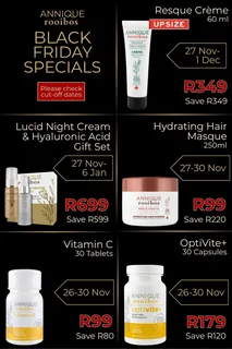 Black Friday Specials Annique Rooibos Quality Products Huge Savings !