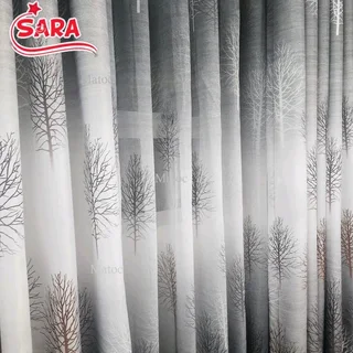Grey curtains