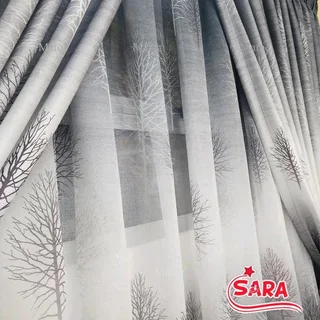Grey curtains