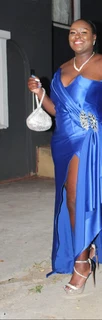Royal blue dress