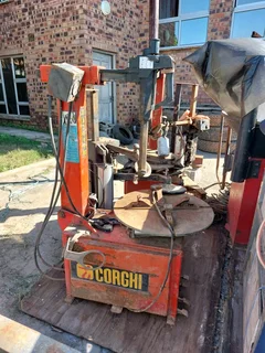 2x Corghi Tyre Changer And 1x Balco Wheel Balancer
