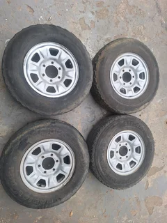 Isuzu 15 Inch Steel Rims. 6 Hole