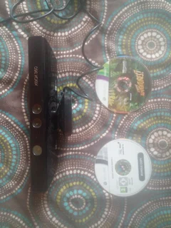 Xbox 360 Kinect with 2games