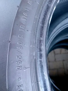 Continental CrossContact (265/60/18) brand new set