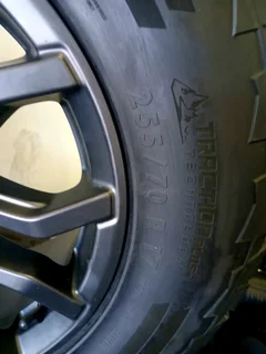 Ford Ranger/Wildtrek/Raptor/Everest 17&#34; mag wheels fitted on Brand new tyres