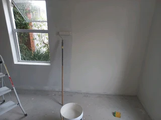 Tiling, painting and paving