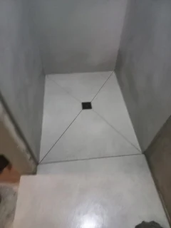 Tiling, painting and paving