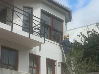 Tiling, painting and paving