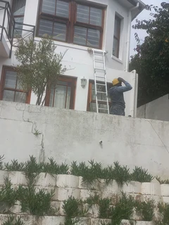 Tiling, painting and paving