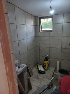 Painting and tiling