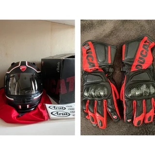 Motorcycle Helmet &amp; Gloves (Sale or Swop)