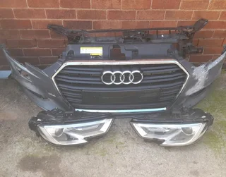 Audi A3 2017-2019 front bumper ,headlight and spares available for sale