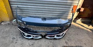 VW GOLF 8 GTI HEADLIGHTS AND BUMPER