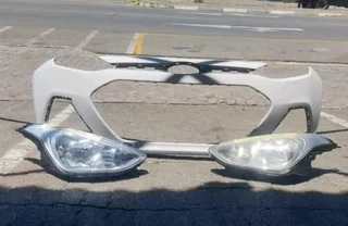 Hyundai I10 Grand 2015-2018 Headlights And Front Bumper