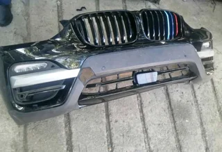 BMW go1 x3 sport bumper 2019-2021 available for sale clean.