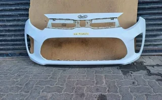 KIA PICANTO 2018-2022 FRONT BUMPER (SHELL) WHITE &amp; RED COLOR