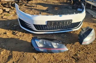 VW Golf 7 gti front spares Headlights,bonnet,bumper, radiator set for sale