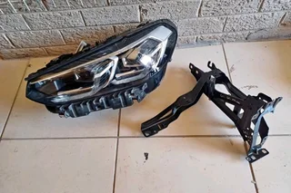 BMW X3 X4 G01 G02 Front Bumper LED Headlight &amp; Headlight Support Bracket LHS