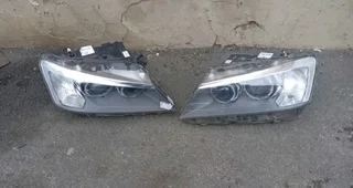 Bmw f25 x3 xenon preface headlight left and right available in stock