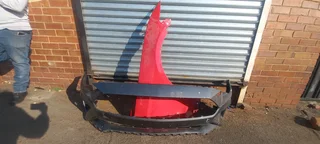 Ford mustang front bumper and right side fender available.
