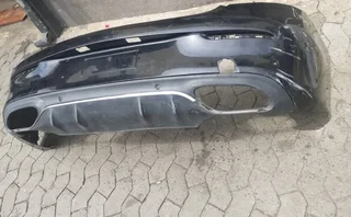 Mercedes Benz C-class W205 Coupe Amg Sport Rear Bumper With Chrome Diffuser/spoiler Available