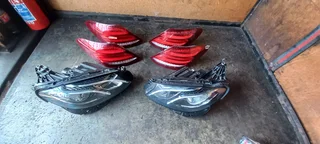 Mercedes Benz W213 single xenon headlights and taillights available for sale clean clean
