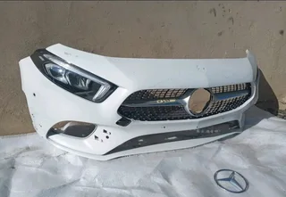 Mercedes-Benz W177 Front bumper, Headlights and Diamond grill.