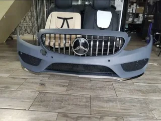 Mercedes Benz W205 front spot complete Bumper available in stock