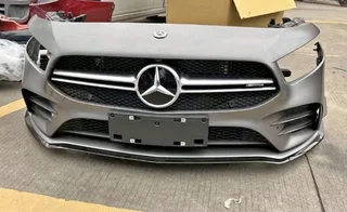 Mercedes-Benz A Class A35 Complete Front Bumper Assembly - Nose Cut 2019- 2024