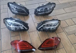W205 Used Clean Aluminum Bonnetw205 Front And Rear Headlights Available