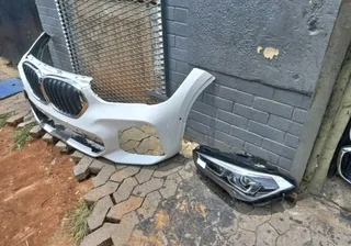 Bmw X1 Front Bumper And Headlights 2019