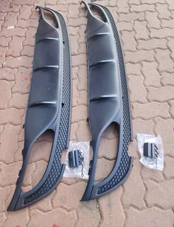 W205 rear sport bumper rear diffuser