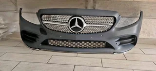 Complete sport bumper facelift  Mercedes Benz w205 2018 upwards