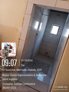 Plumbing and tilling installation 0620015572