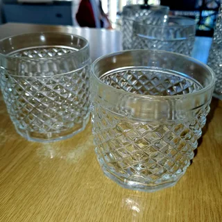 Vintage 1980s Wheaton do Brasil 7-Piece &#34;On the Rocks&#34; Decanter Set