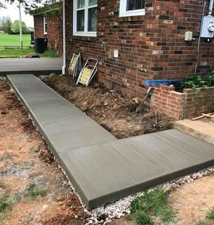 Retaining blocks and Concrete